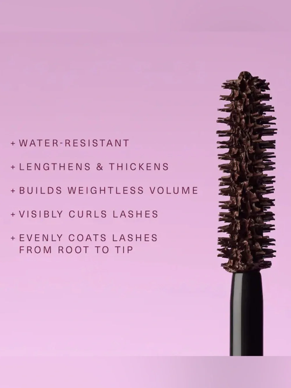 Rare Beauty by Selena Gomez Perfect Strokes Universal Volumizing Mascara Brown